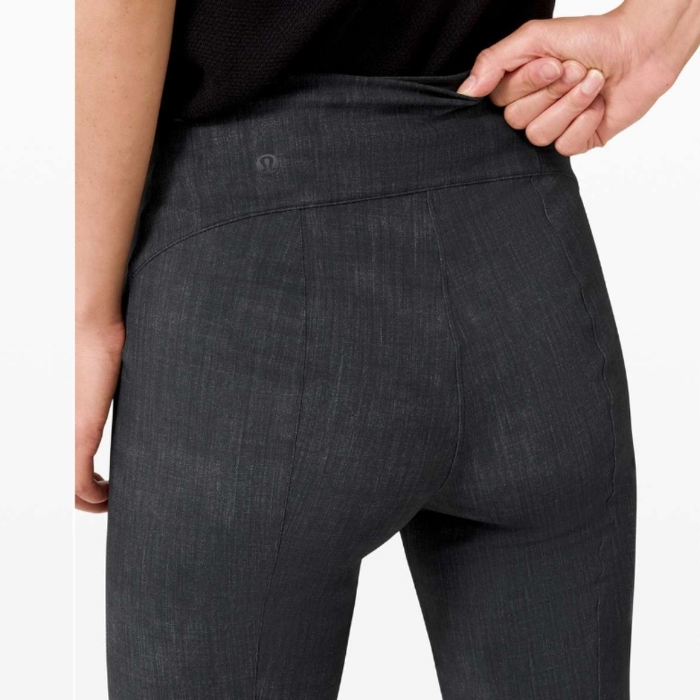 Lululemon Here to There High-Rise 7/8 PantCrosshatch Texture Black Multi / Bla